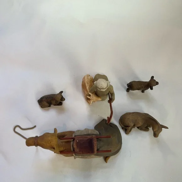 Shepherd and Stable Animals Nativity Figurines by Susan Lordi | Willow Tree - Picture 3 of 5